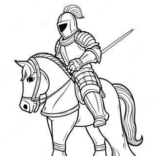 Black Knight Coloring Page 70023-57664