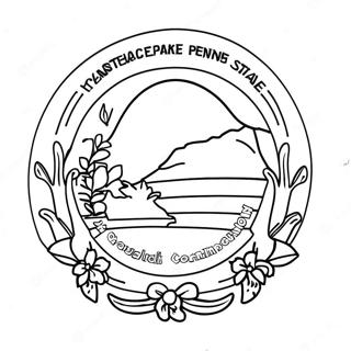 Pennsylvania State Outline Coloring Page 70033-57912