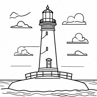 Obx Lighthouse Coloring Page 70044-57694