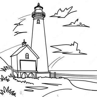 Obx Lighthouse Coloring Page 70044-57913