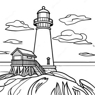 Obx Lighthouse Coloring Page 70044-57914