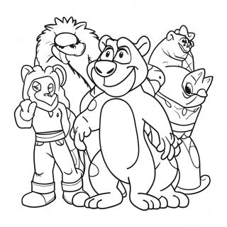 Wof Characters Coloring Page 70064-57719