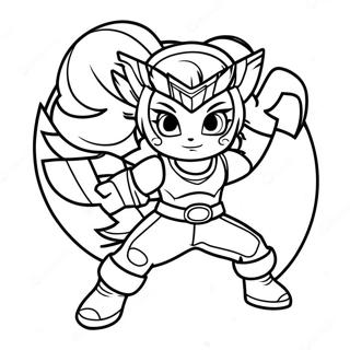 Valkyrie Beyblade Coloring Page 70103-57970