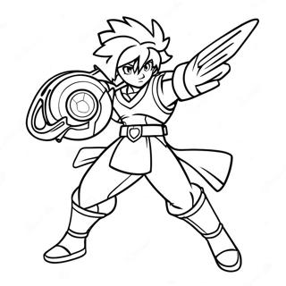 Dynamic Valkyrie Beyblade In Battle Coloring Page 70104-57967