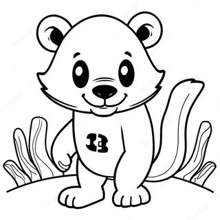 Bucky Badger Coloring Page 70113-57974