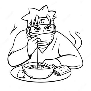 Naruto Eating Ramen Coloring Page 70123-57978