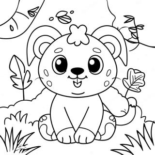 Jungle Animal Coloring Pages