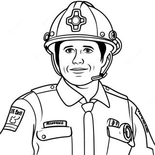 First Responder Coloring Pages