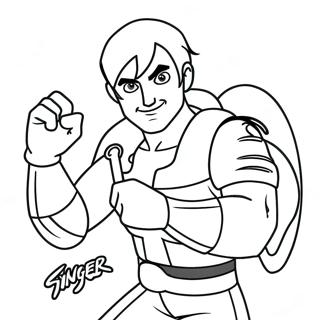 Stinger Flynn Coloring Page 70153-58006