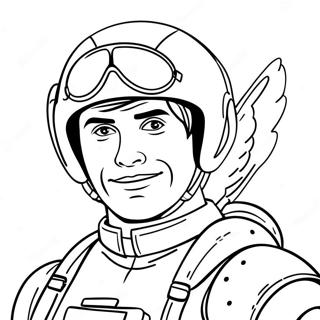 Adventurous Stinger Flynn Coloring Page 70154-58010