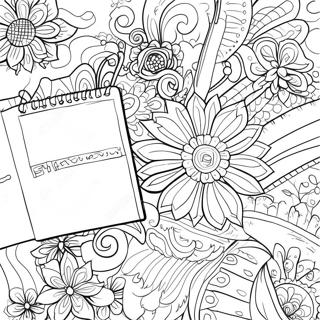 Bullet Journal Coloring Pages