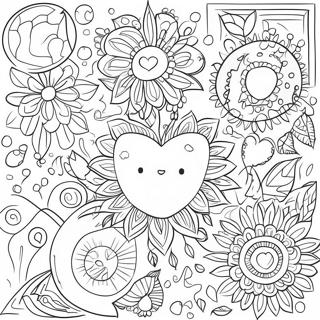 Creative Bullet Journal Doodles Coloring Page 70164-58017