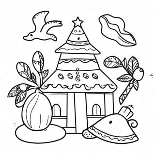 Christmas In Mexico Coloring Page 70173-58036