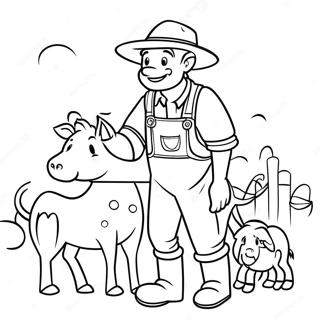 Old Macdonald Coloring Page 70183-58022