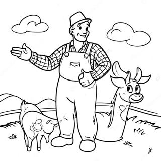 Old Macdonald Coloring Page 70183-58024