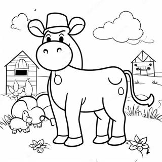 Old Macdonald With Farm Animals Coloring Page 70184-58025