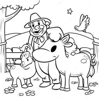 Old Macdonald With Farm Animals Coloring Page 70184-58026