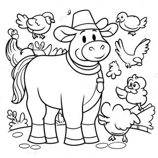 Old Macdonald With Farm Animals Coloring Page 70184-58028