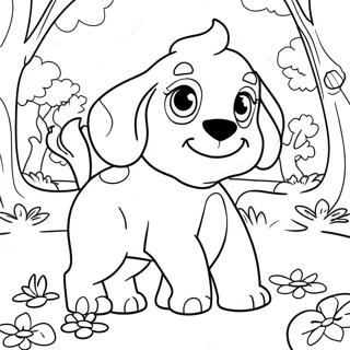 Cute Shiloh Playing In The Park Coloring Page 70204-58047