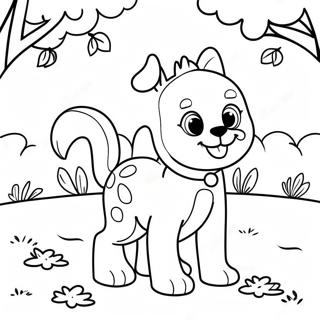 Cute Shiloh Playing In The Park Coloring Page 70204-58048