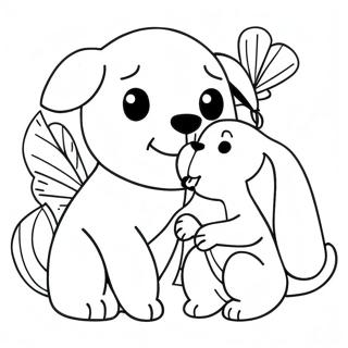 Faithful Friends Coloring Page 70244-58084