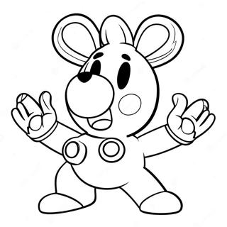 Adventurous Mario Rabbids Coloring Page 70304-58135