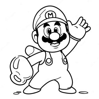 Adventurous Mario Rabbids Coloring Page 70304-58136