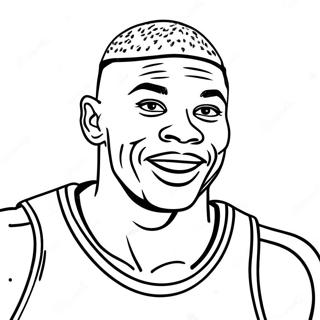 Russell Westbrook Coloring Page 70323-58127