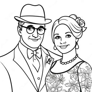 Mr And Mrs Coloring Page 70333-58164