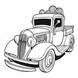 Smokey In The Classic Car Coloring Page 70344-58159