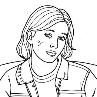 Depression Sadness Coloring Page 7034-5722