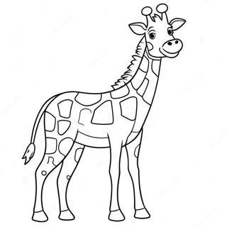 Geoffrey The Giraffe Coloring Page 70363-58171