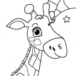 Geoffrey The Giraffe Coloring Page 70363-58172