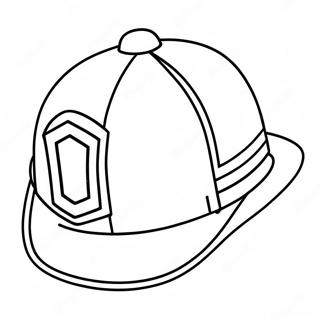 Bright Firefighter Hat Coloring Page 70374-58185