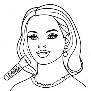 Barbie Make Up Artist Coloring Page 70393-58200