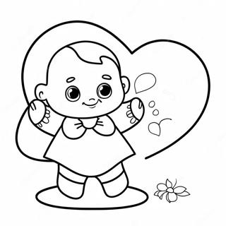 I Love You Baby Coloring Page 70413-58216