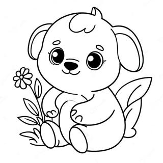 Cute Baby Animals I Love You Coloring Page 70414-58220