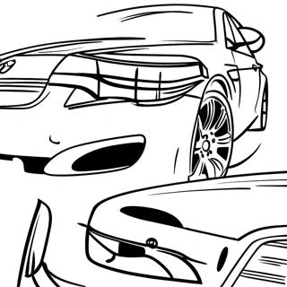 Bmw M5 Coloring Pages