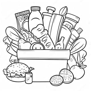 Food Drive Coloring Page 70473-58264