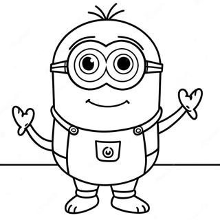 Minion Kevin Coloring Page 70503-58288