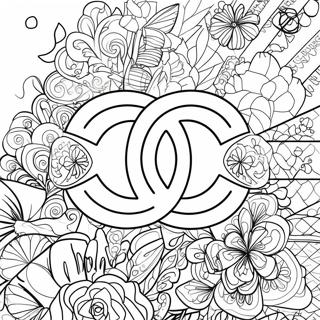 Chanel Logo Coloring Page 70523-58303