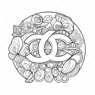 Chanel Logo Coloring Page 70523-58304