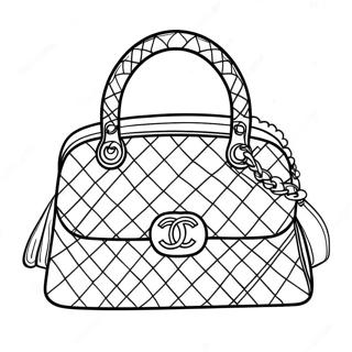 Chanel Handbag Coloring Page 70524-58305