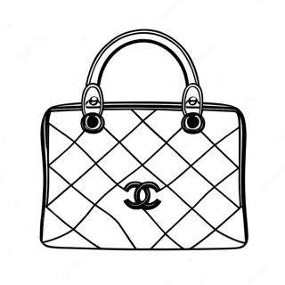 Chanel Handbag Coloring Page 70524-58307