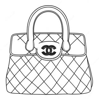 Chanel Handbag Coloring Page 70524-58308