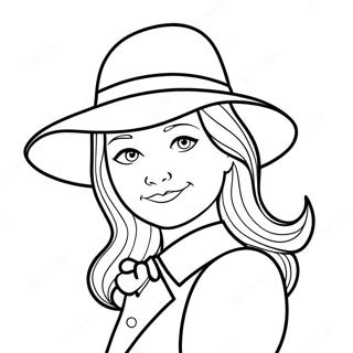 Madeline In Her Iconic Hat Coloring Page 70534-58316