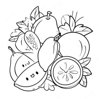 Fruit Of The Spirit Coloring Page 7054-5739