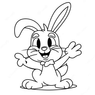 Bugs Bunny In Santa Hat Coloring Page 70554-58337