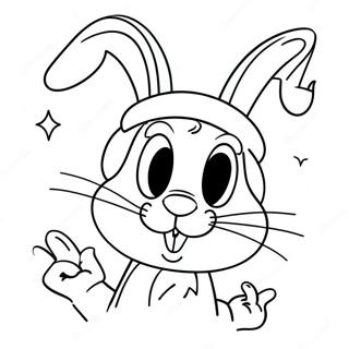 Bugs Bunny In Santa Hat Coloring Page 70554-58338