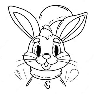 Bugs Bunny In Santa Hat Coloring Page 70554-58339